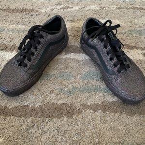 Vans worn only once for a photo shoot indoors